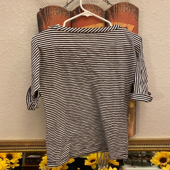 Banana republic striped top size small - Picture 2 of 5
